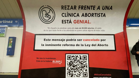 19/01/2022 Imagen de la campaña antiaborto de la ACdP