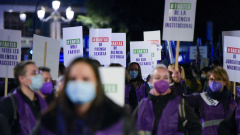 12/01/22. Manifestación feminista en València, a 25 de noviembre de 2022.