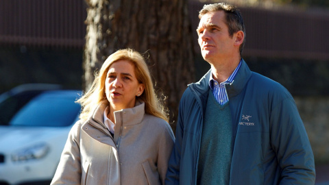 Fotografía de archivo (25/12/2019) de la infanta Cristina e Iñaki Urdangarin.
