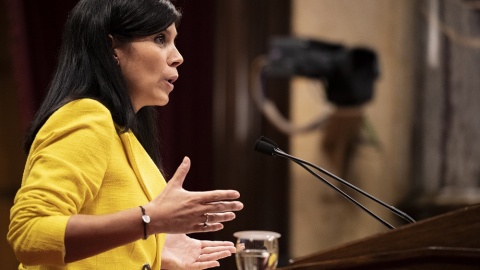 30/04/2022. La secretaria general adjunta y portavoz de ERC, Marta Vilalta, interviene en un debate de Política General en el Parlament de Catalunya, a 30 de septiembre de 2021.