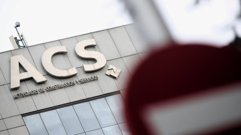 Exterior del edificio de la sede de la constructora ACS en Madrid. E.P./Eduardo Parra