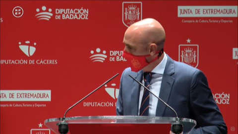 Rubiales: "Podemos estar con humildad mirando los ojos a las selecciones más importantes"