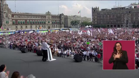Millones de personas arropan a AMLO en su cuarto aniversario Millones de personas arropan a AMLO en su cuarto aniversario
