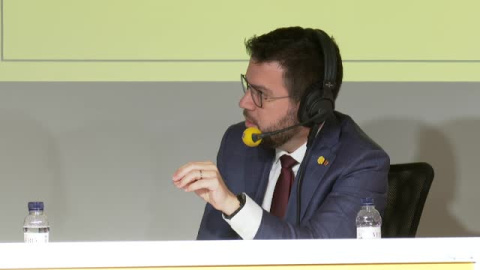 Pere Aragonès: "Si el problema es la Constitución, abordemos su reforma" Pere Aragonès: "Si el problema es la Constitución, abordemos su reforma"