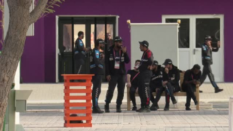 El Khalifa International Stadium se blinda para la semifinal entre Croacia y Marruecos El Khalifa International Stadium se blinda para la semifinal entre Croacia y Marruecos