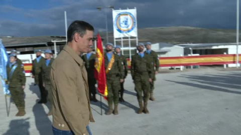 Sánchez visita a las tropas españolas destacadas en Líbano Sánchez visita a las tropas españolas destacadas en Líbano