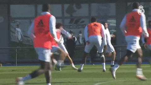 Penúltimo entrenamiento del Madrid antes de visitar Valladolid Penúltimo entrenamiento del Madrid antes de visitar Valladolid