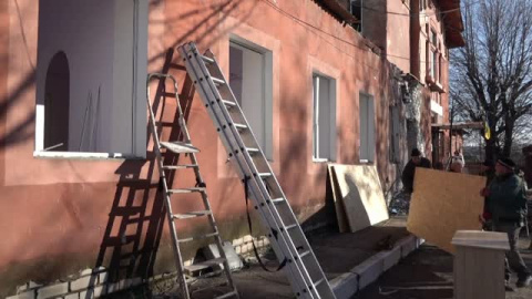 Los misiles rusos caen en un hospital de maternidad en Jersón Los misiles rusos caen en un hospital de maternidad en Jersón