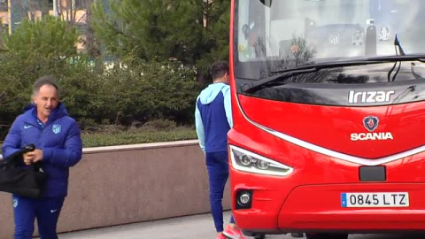 El Atlético, con la mente puesta en el partido ante el Elche El Atlético, con la mente puesta en el partido ante el Elche