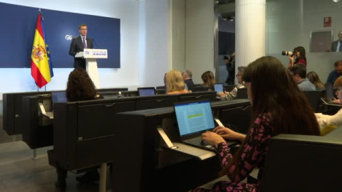 Feijoo hace su primer balance del año como presidente del PP Feijoo hace su primer balance del año como presidente del PP