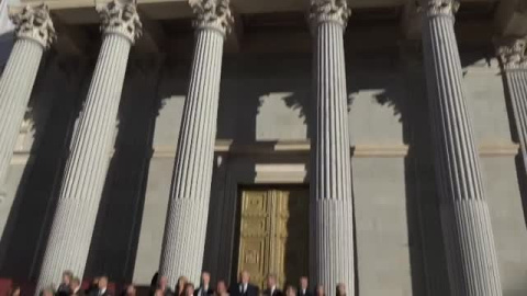 El PP se concentra para pedir la dimisión de Irene Montero El PP se concentra para pedir la dimisión de Irene Montero