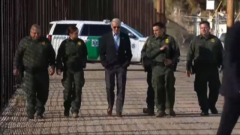 Joe Biden visita por primera vez la frontera con México Joe Biden visita por primera vez la frontera con México