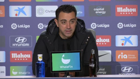 Xavi destaca la "actitud encomiable" de sus jugadores tras la victoria ante el Atlético Xavi destaca la "actitud encomiable" de sus jugadores tras la victoria ante el Atlético