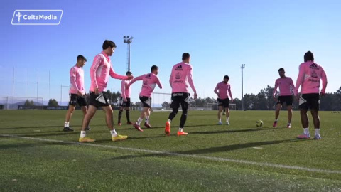 El Celta prepara el partido de Liga de este sábado ante el Betis El Celta prepara el partido de Liga de este sábado ante el Betis