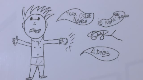 La violencia de género, dibujada por los niños que la han sufrido La violencia de género, dibujada por los niños que la han sufrido