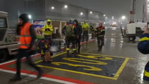Efectivos de la UME y bomberos españoles ya trabajan sobre el terreno en Turquía Efectivos de la UME y bomberos españoles ya trabajan sobre el terreno en Turquía