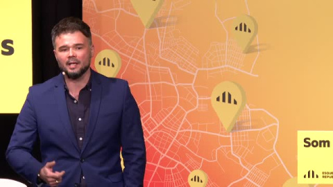 Rufián: "No podemos cambiar a Marchena, sólo aspiramos a ponérselo difícil" Rufián: "No podemos cambiar a Marchena, sólo aspiramos a ponérselo difícil"