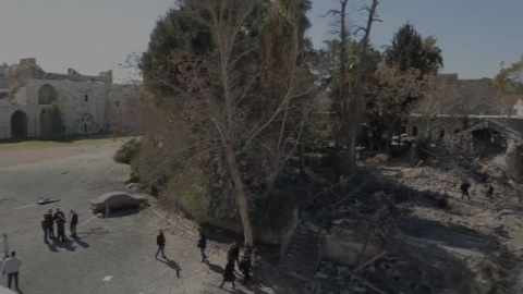 Bombardeos israelíes dañan una ciudadela medieval en el centro de Damasco Bombardeos israelíes dañan una ciudadela medieval en el centro de Damasco