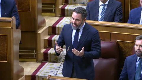 Abascal compara a Sánchez con Nerón y Calígula y el presidente lo acusa de hacer "una política basada en bulos" Abascal compara a Sánchez con Nerón y Calígula y el presidente lo acusa de hacer "una política basada en bulos"