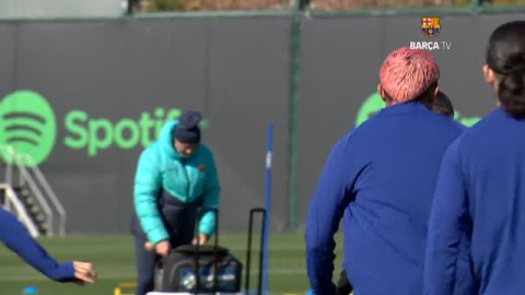 Lewandowski no se entrena con el Barça Lewandowski no se entrena con el Barça