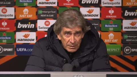 Pellegrini: "En el fútbol la eliminatoria no está perdida antes de jugar" Pellegrini: "En el fútbol la eliminatoria no está perdida antes de jugar"