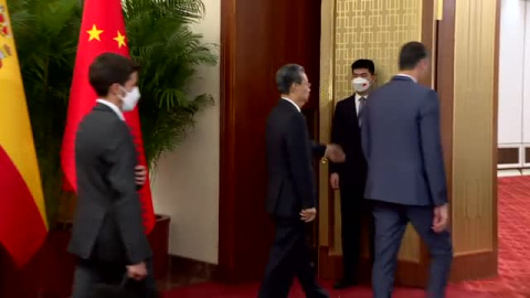 Pedro Sánchez y Xi Jinping se reúnen en China Pedro Sánchez y Xi Jinping se reúnen en China