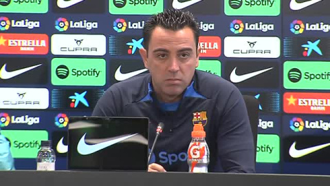 Xavi: "Nosotros valoramos muchísimo si ganamos la liga este año" Xavi: "Nosotros valoramos muchísimo si ganamos la liga este año"