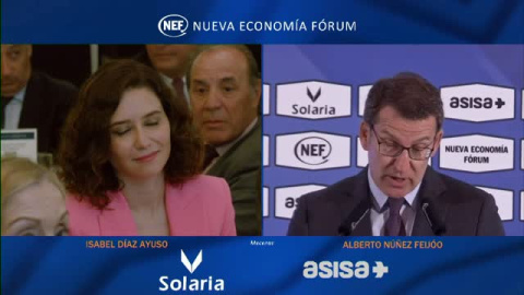 Feijóo destaca de Ayuso que es "valiente" con un "liderazgo reconocible" Feijóo destaca de Ayuso que es "valiente" con un "liderazgo reconocible"