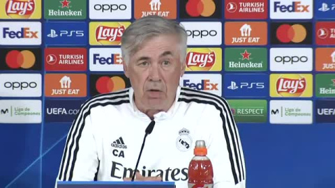 Ancelotti: "Tenemos ganas de otra noche mágica en el Bernabéu" Ancelotti: "Tenemos ganas de otra noche mágica en el Bernabéu"