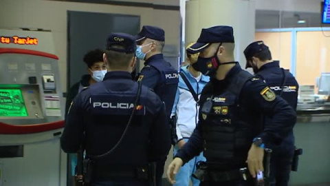 Noche tranquila en un Madrid blindado por la Policía Noche tranquila en un Madrid blindado por la Policía