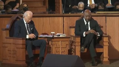 Biden recuerda a Martin Luther King en la iglesia de Atlanta donde predicaba Biden recuerda a Martin Luther King en la iglesia de Atlanta donde predicaba