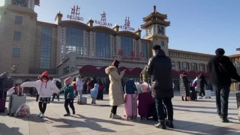 Comienza el gran éxodo del año nuevo chino Comienza el gran éxodo del año nuevo chino