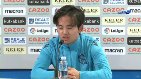 Kubo: "Quiero formar parte de la Real que remontó a la Roma" Kubo: "Quiero formar parte de la Real que remontó a la Roma"