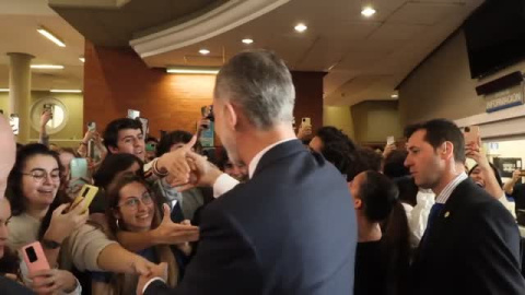 El rey regresa a la Universidad El rey regresa a la Universidad