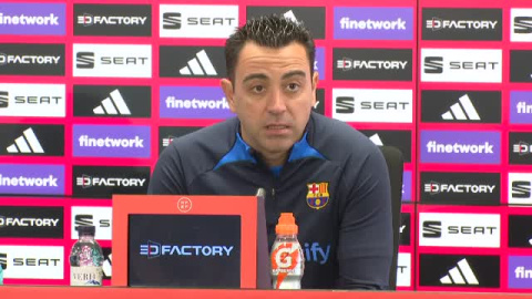 Xavi: "Que haya una guerra futbolística, nada más" Xavi: "Que haya una guerra futbolística, nada más"
