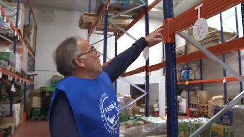 Roban cinco toneladas de comida del Banco de Alimentos de Segovia Roban cinco toneladas de comida del Banco de Alimentos de Segovia