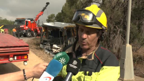 Una temporera muere en un accidente de autobús camino del trabajo Una temporera muere en un accidente de autobús camino del trabajo