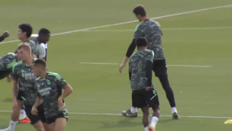 Último entrenamiento del Real Madrid antes de recibir al City Último entrenamiento del Real Madrid antes de recibir al City