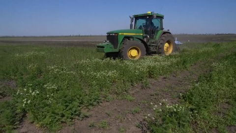 Los campos minados suponen un riesgo para la cosecha ucraniana Los campos minados suponen un riesgo para la cosecha ucraniana
