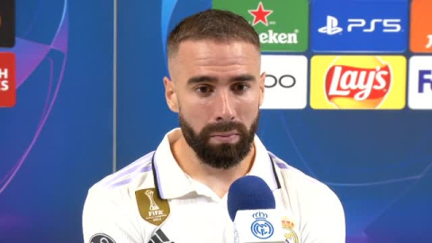 Carvajal: "Hemos hecho un gran partido y vamos a ir a Manchester a ganar" Carvajal: "Hemos hecho un gran partido y vamos a ir a Manchester a ganar"