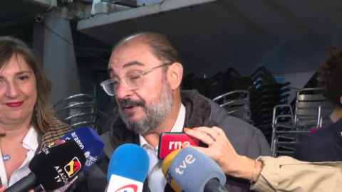 Lambán se remite a su tuit: "Es suficientemente expresivo para que sobren las palabras" Lambán se remite a su tuit: "Es suficientemente expresivo para que sobren las palabras"