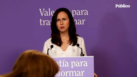 Belarra: "Estamos trabajando ya para que este espacio político se presente unido a las elecciones" Belarra: "Estamos trabajando ya para que este espacio político se presente unido a las elecciones"