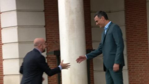 Pedro Sánchez se reúne con el presidente del Consejo Europeo en la Moncloa Pedro Sánchez se reúne con el presidente del Consejo Europeo en la Moncloa