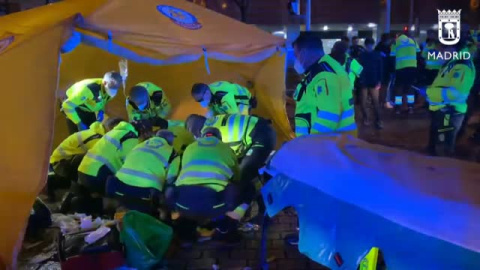 Un motorista muere tras chocar contra un VTC en Madrid Un motorista muere tras chocar contra un VTC en Madrid