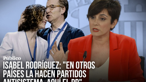 Isabel Rodríguez: "Es un paso más en la campaña del PP de deslegitimizar al Gobierno" Isabel Rodríguez: "Es un paso más en la campaña del PP de deslegitimizar al Gobierno"