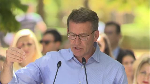 Feijóo saca pecho del pacto de rentas: "Lo vamos a conseguir pese al Gobierno" Feijóo saca pecho del pacto de rentas: "Lo vamos a conseguir pese al Gobierno"