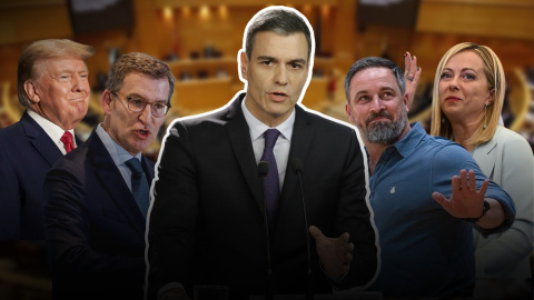 Sánchez destapa el "peligroso" lema del PP de Feijóo: "Es una trampa muy burda" Sánchez destapa el "peligroso" lema del PP de Feijóo: "Es una trampa muy burda"