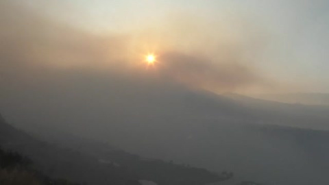 El incendio de La Palma afecta a la calidad del aire El incendio de La Palma afecta a la calidad del aire