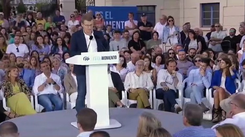 Nuevo lapsus de Feijóo: coloca Huelva en el Mediterráneo Nuevo lapsus de Feijóo: coloca Huelva en el Mediterráneo