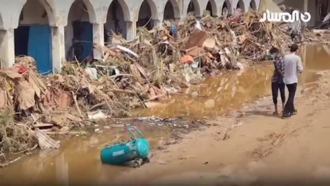 Imágenes de dron muestran la devastación en la ciudad libia de Derna tras las inundaciones Imágenes de dron muestran la devastación en la ciudad libia de Derna tras las inundaciones